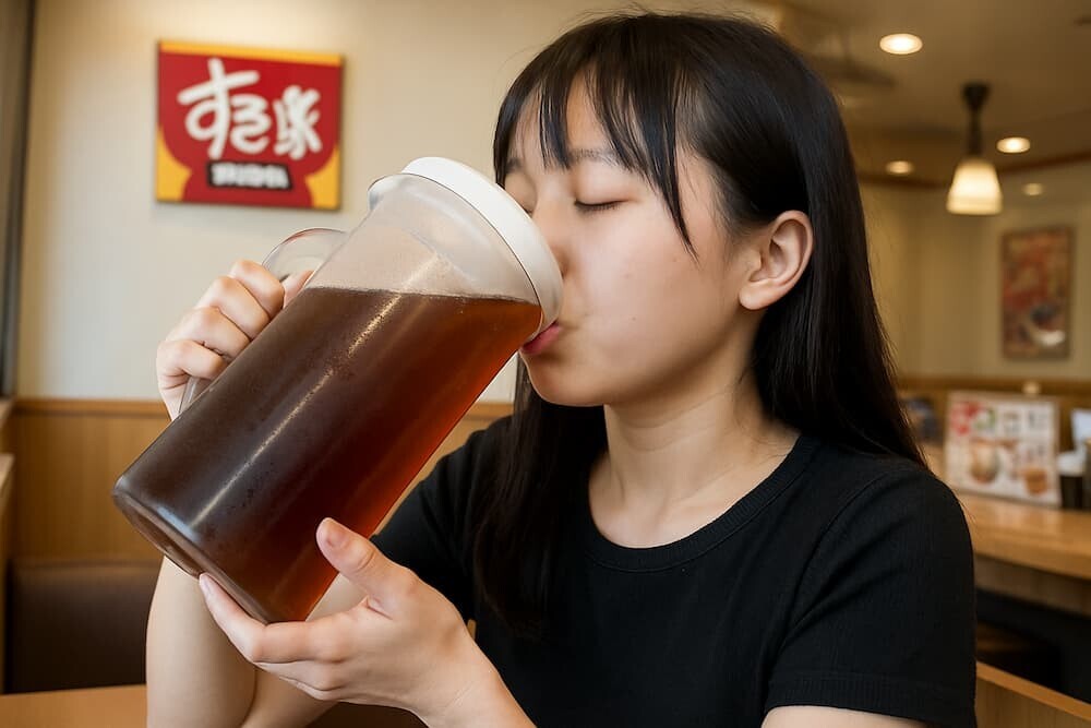 すき家"水差し直飲み"事件のイメージ